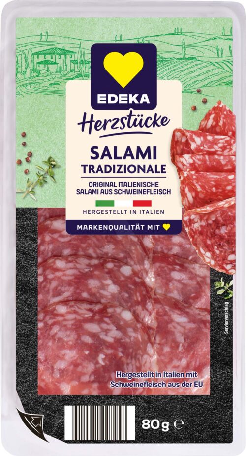 EDEKA Herzstücke Salami Tradizionale 80g