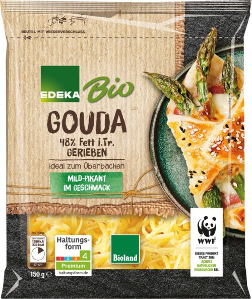EDEKA Bio Gouda gerieben 48% 150g
