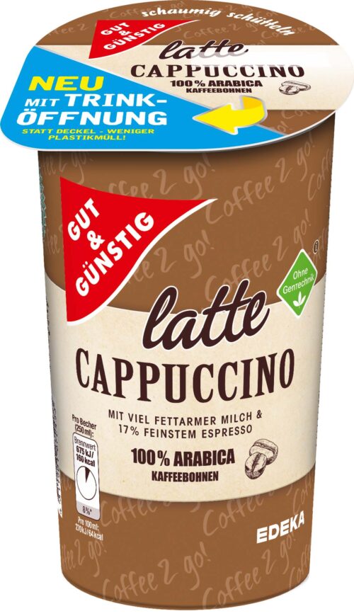 Gut & Günstig Latte Cappuccino 250ml