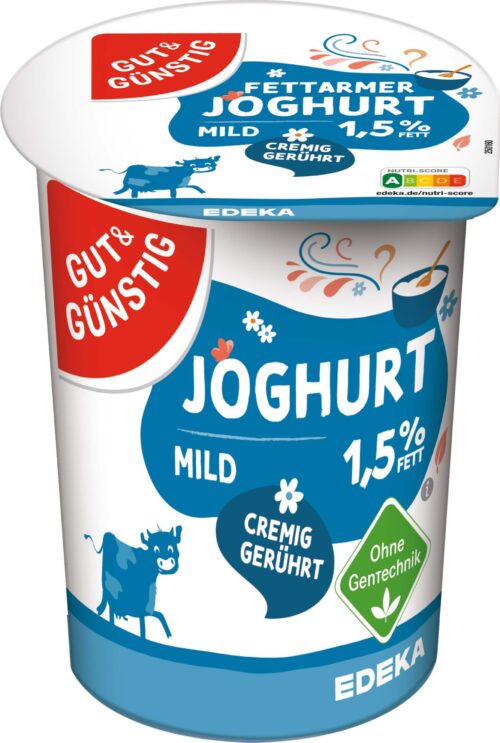 Gut & Günstig Fettarmer Joghurt 1,5% 500g