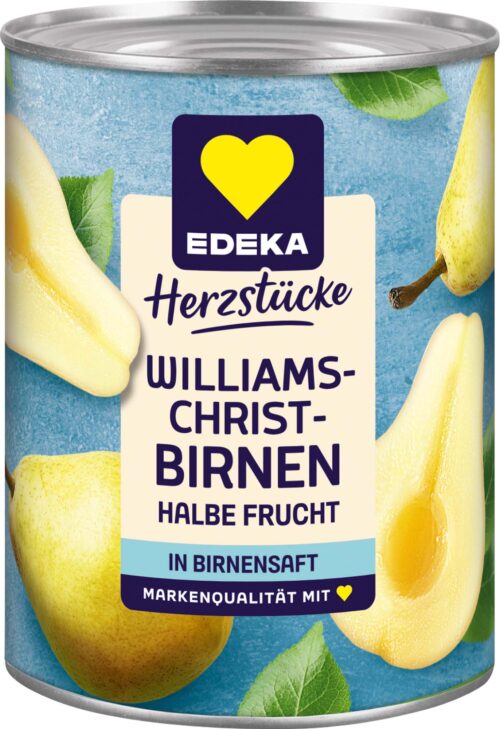 EDEKA Herzstücke Williams-Christ-Birnen 410g