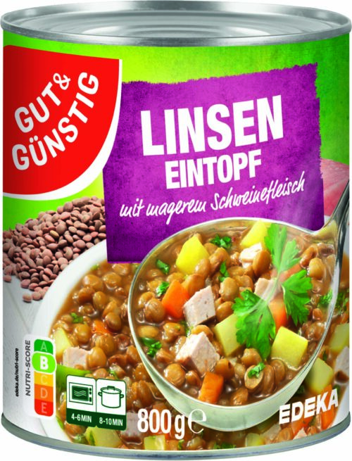 Gut & Günstig Linseneintopf 800g
