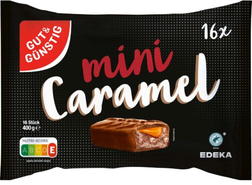 Gut & Günstig Mini-Karamell-Schokoriegel 400g