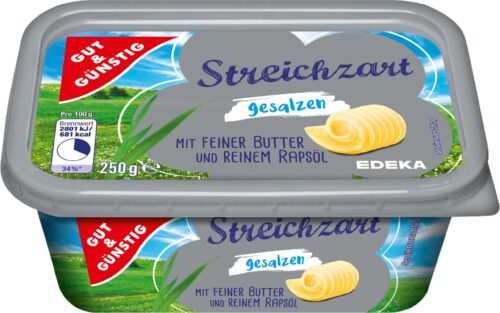 Gut & Günstig Mischstreichfett gesalzen 250g
