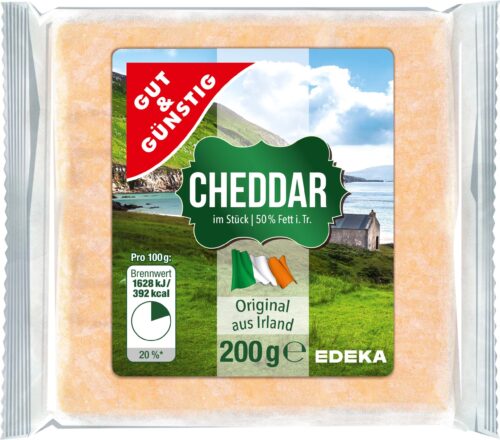 Gut & Günstig Cheddar 50% 200g
