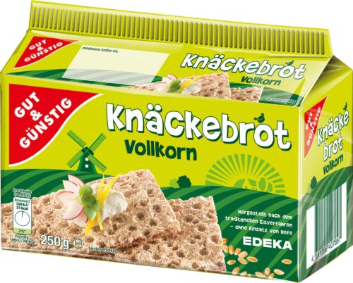 Gut & Günstig Knäckebrot Vollkorn 250g