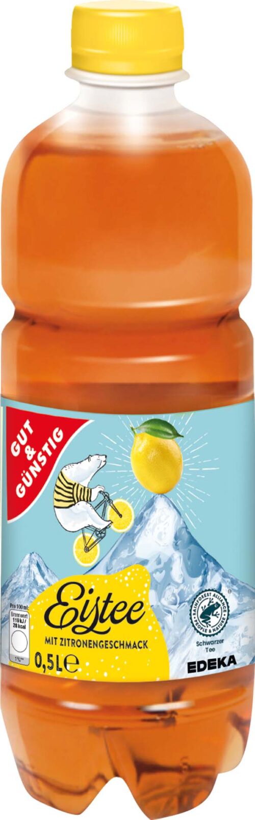 Gut & Günstig Eistee Zitrone 0,5l
