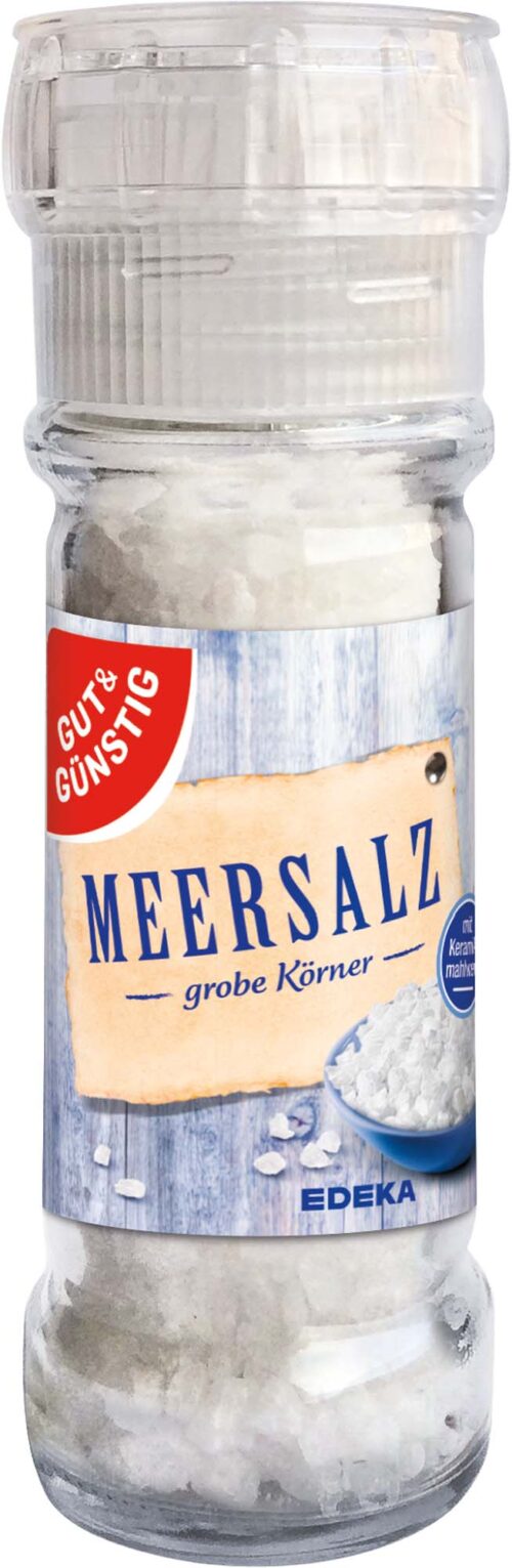 Gut & Günstig Meersalz grobe Körner 110g