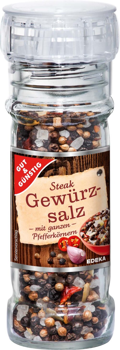 Gut & Günstig Steak Gewürzsalz 80g