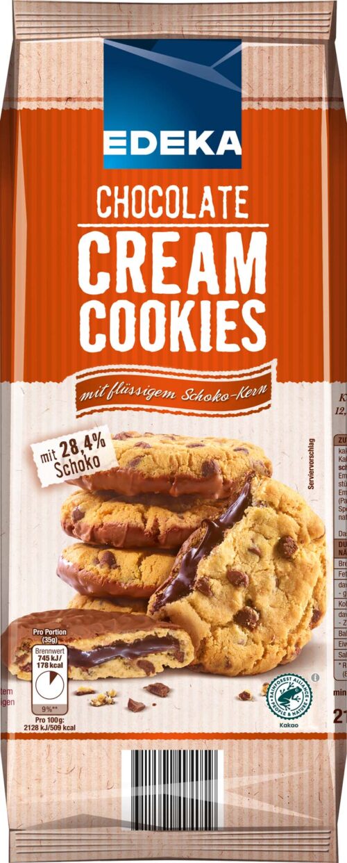 4311501494059 EDEKA Cookies Chocolate Cream 210g