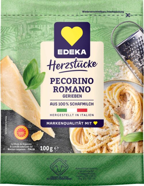 EDEKA Herzstücke Pecorino Romano gerieben 30% 100g