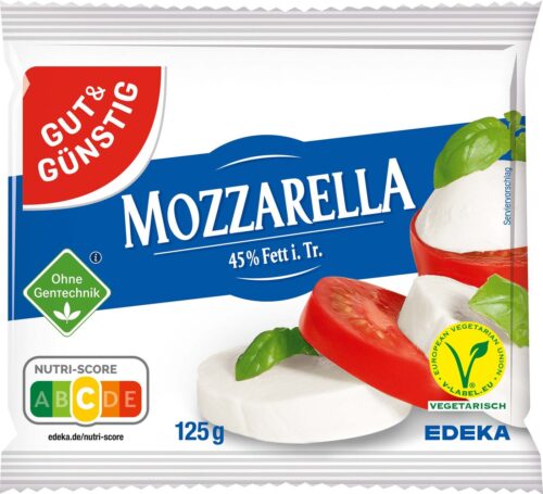 Gut & Günstig Mozzarella 45% 200g