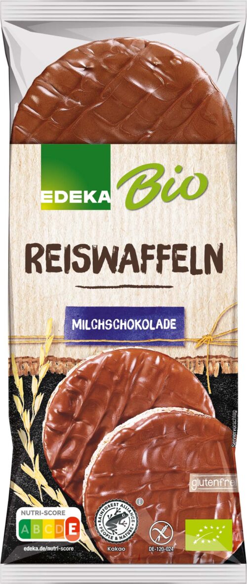 EDEKA Bio Reiswaffeln Milchschokolade 100g