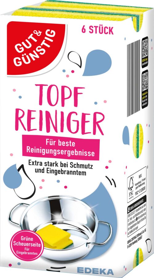 Gut & Günstig Topf-Reiniger 6er Pack