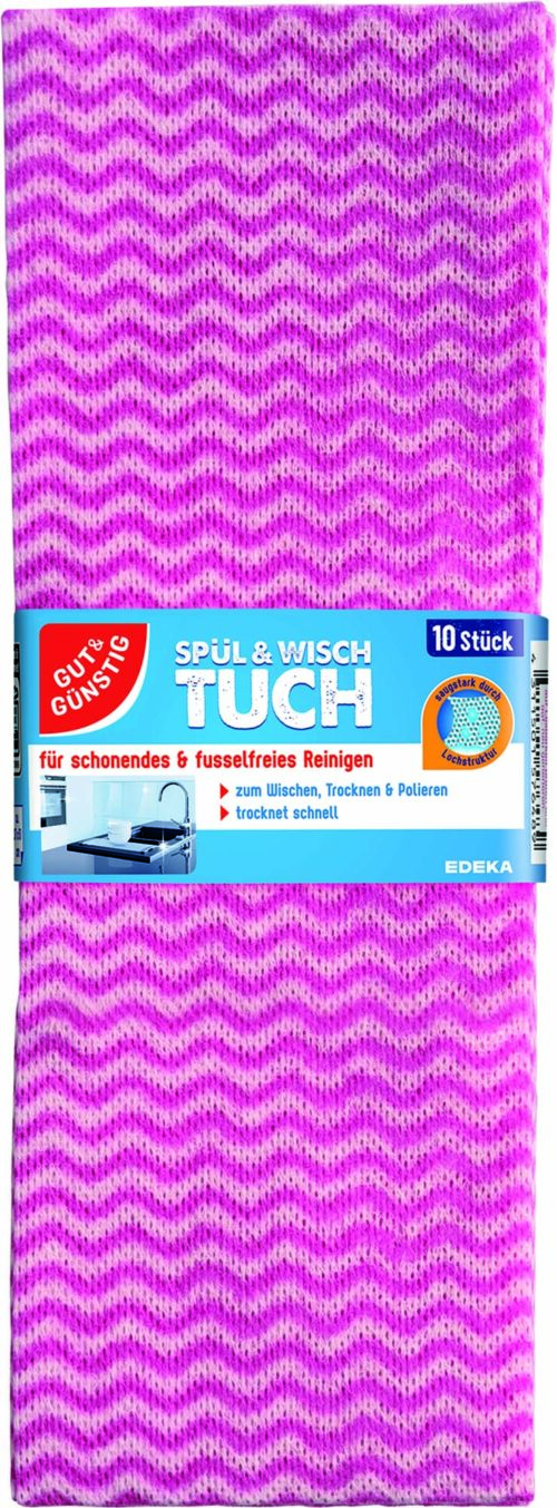 Gut & Günstig Spül- & Wischtuch 10er Pack
