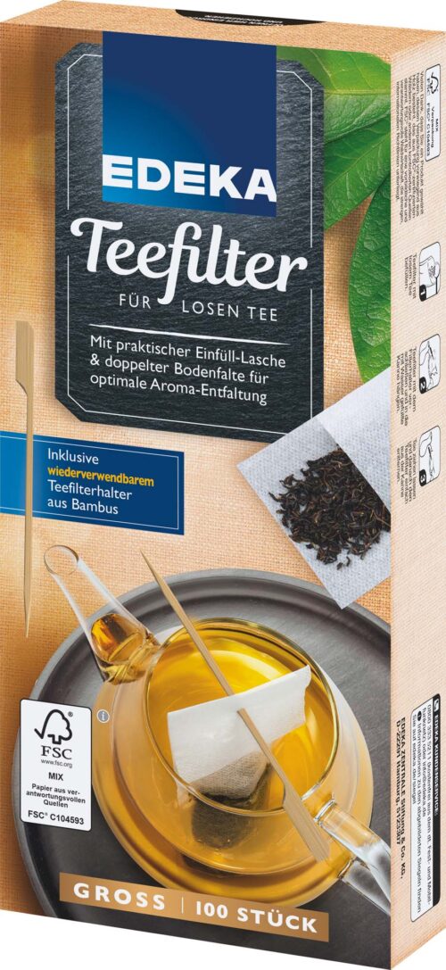 EDEKA Teefilter Groß 100St