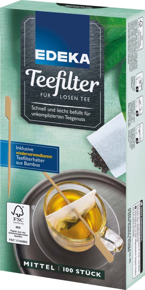 EDEKA Teefilter Mittel 100St