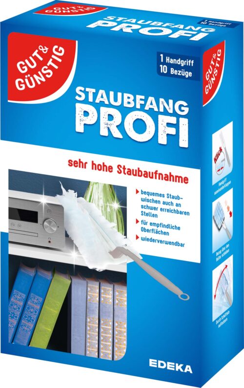 Gut & Günstig Staubfangprofi 1 Griff + 10 Bezüge