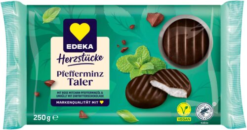EDEKA Herzstücke Pfefferminz Taler 250g