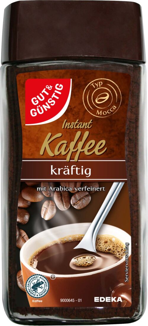 Gut & Günstig Instant Kaffee kräftig 100g