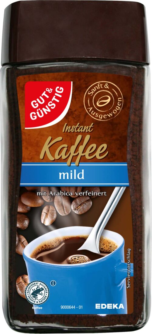 Gut & Günstig Instant Kaffee mild 100g