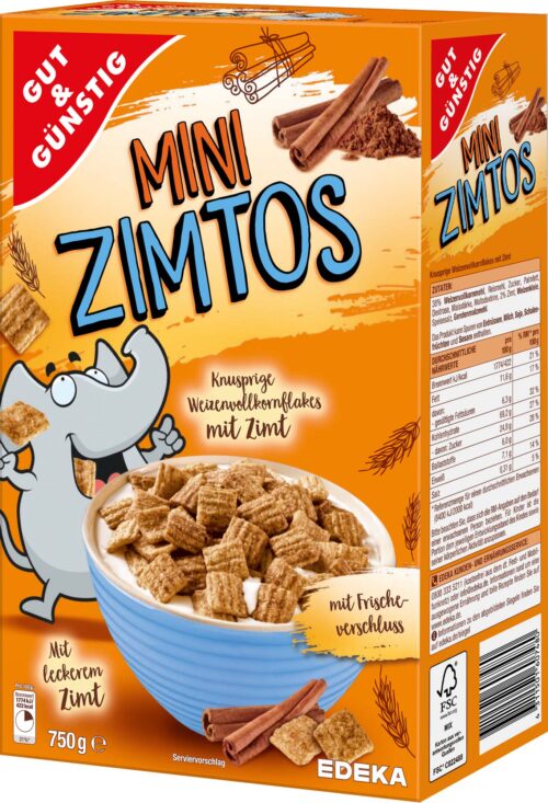 Gut & Günstig Mini Zimtos 750g