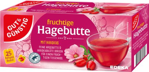 Gut & Günstig Hagebutten mit Hibiskus 25x3,5g