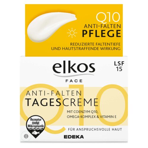 EDEKA elkos Q10 Anti-Falten Tagescreme 50ml
