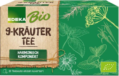 EDEKA Bio 9 Kräuter Filterbeutel 20x2g