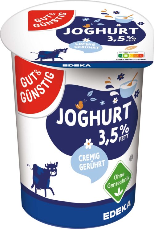 Gut & Günstig Joghurt mild 3,5% 500g