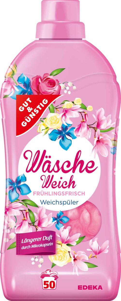 Gut & Günstig Weichspüler Frühlingsfrisch 50WL 1,5l