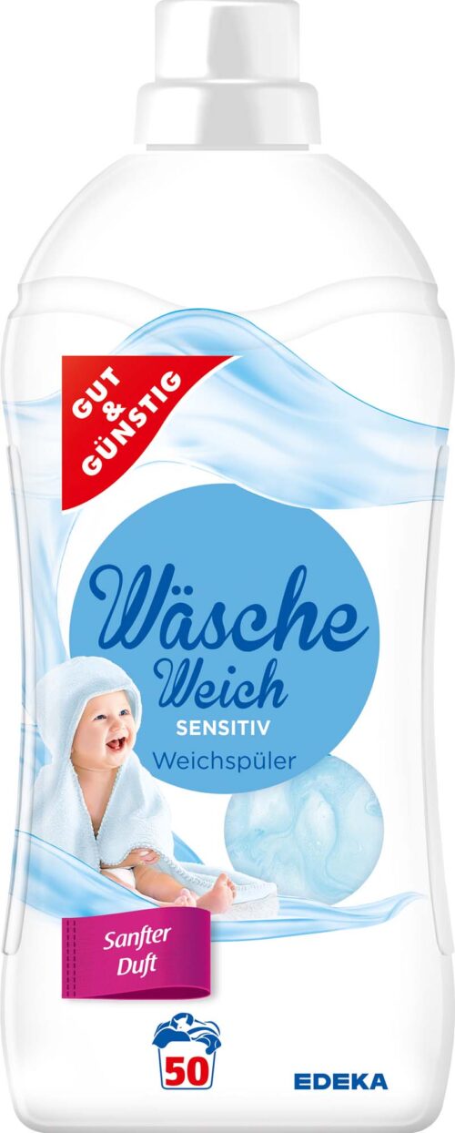 Gut & Günstig Weichspüler Sensitiv 50WL 1,5l