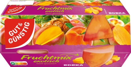 Gut & Günstig Fruchtmix exotisch 4x120g