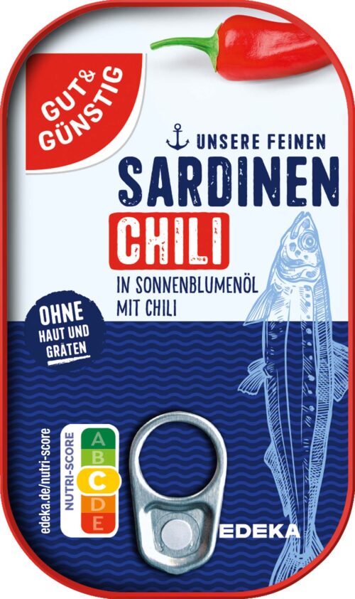 Gut & Günstig Sardinen Chili 125g