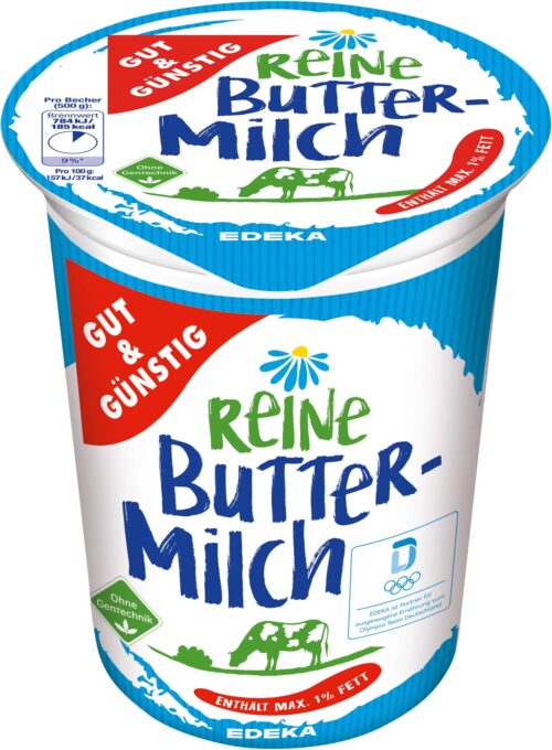 Gut & Günstig Reine Buttermilch 500g