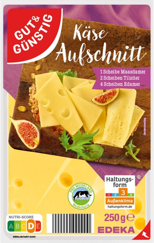 Gut & Günstig Käseaufschnitt 40% 250g