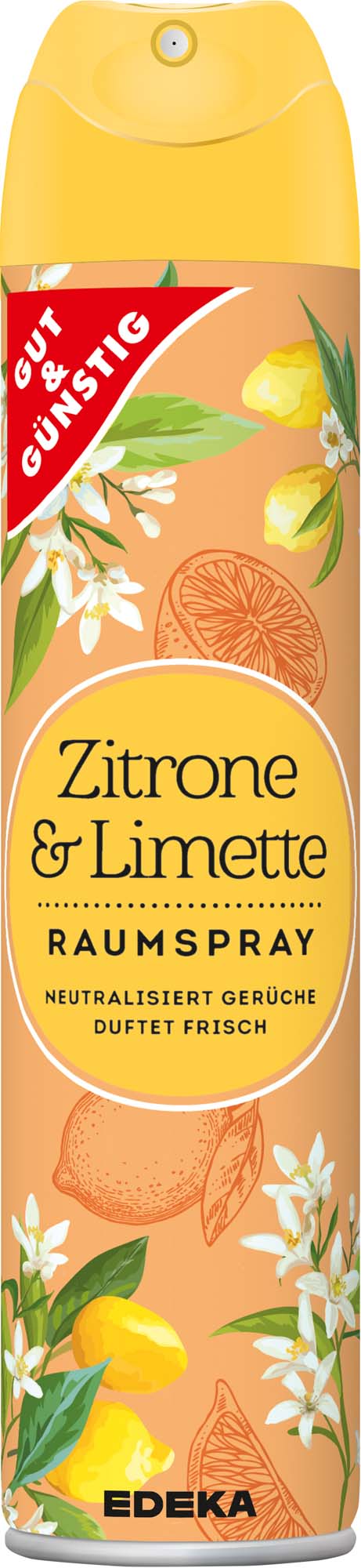 Gut & Günstig Duftspray Zitrone & Limette  300ml