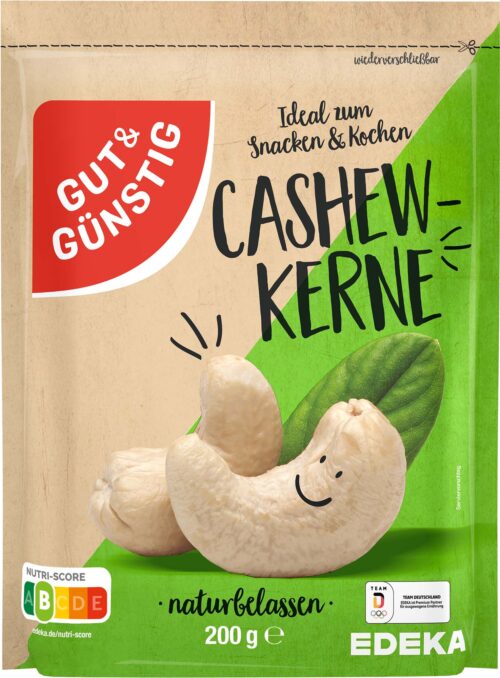 Gut & Günstig Cashewkerne 200g