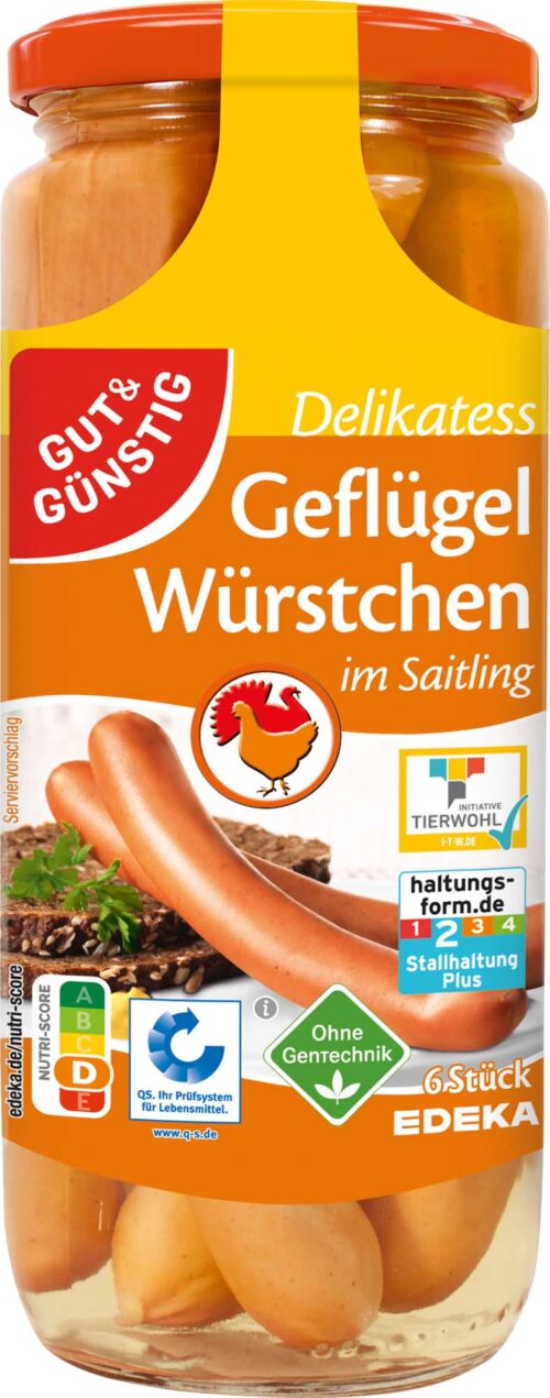 Gut & Günstig Geflügelwürstchen 530g