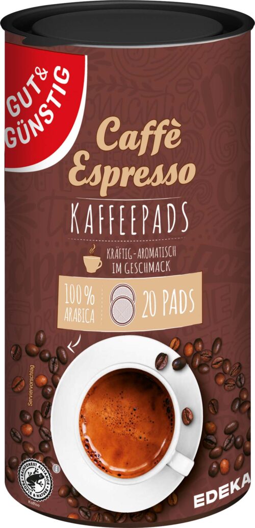 Gut & Günstig Kaffeepads Caffè Espresso 20St 144g