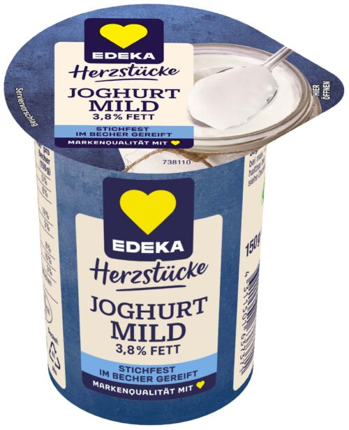 EDEKA Herzstücke Joghurt mild 3,8% 150g
