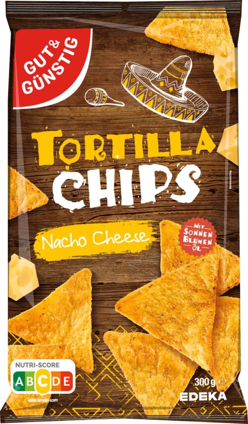 Gut & Günstig Tortilla Chips Nacho Cheese 300g