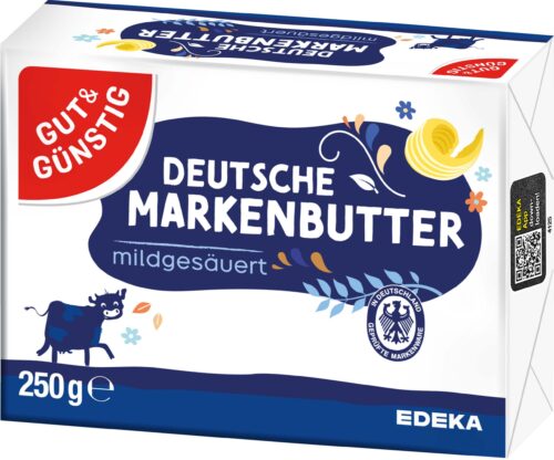 Gut & Günstig Deutsche Markenbutter 250g