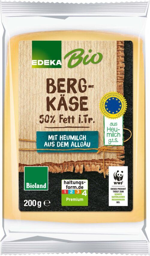 EDEKA Bio Bergkäse Heumilch 50% 200g
