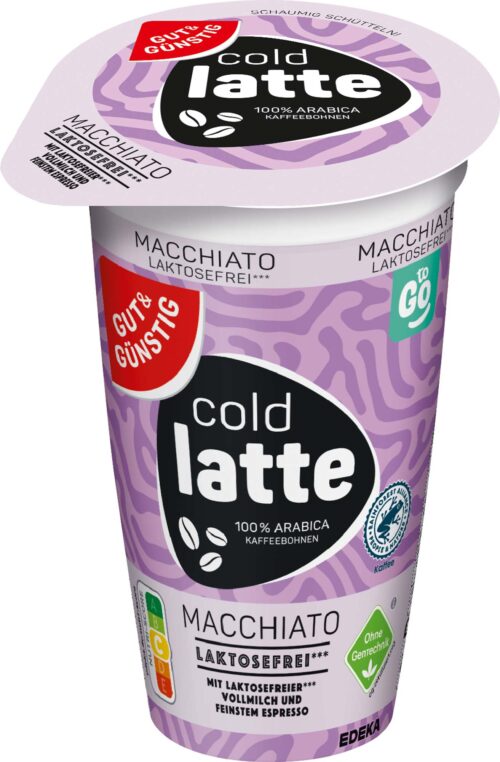 Gut & Günstig Latte Macchiato Laktosefrei 250ml