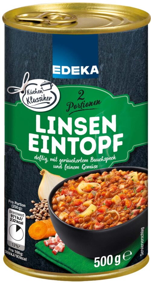 4311501651636 EDEKA Linseneintopf 500g