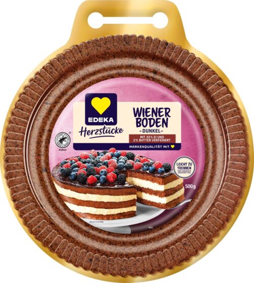 EDEKA Herzstücke Wiener Boden dunkel 500g