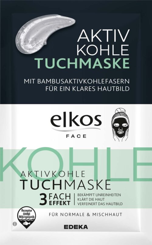 EDEKA elkos Tuchmaske Aktivkohle