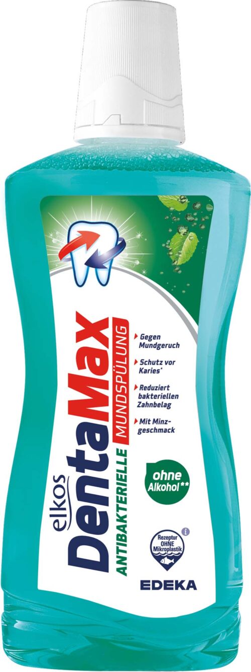 EDEKA elkos DentaMax Antibakterielle Mundspülung 500ml
