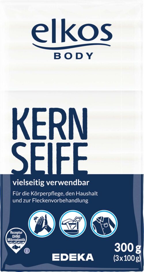 EDEKA elkos Kernseife 3x100g